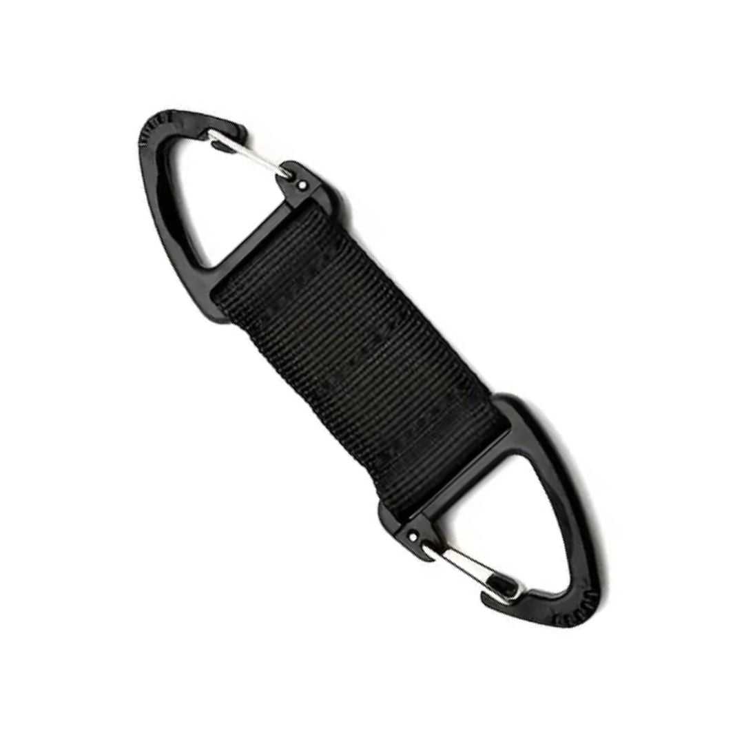 Double Sided Tactical Carabiner - Black