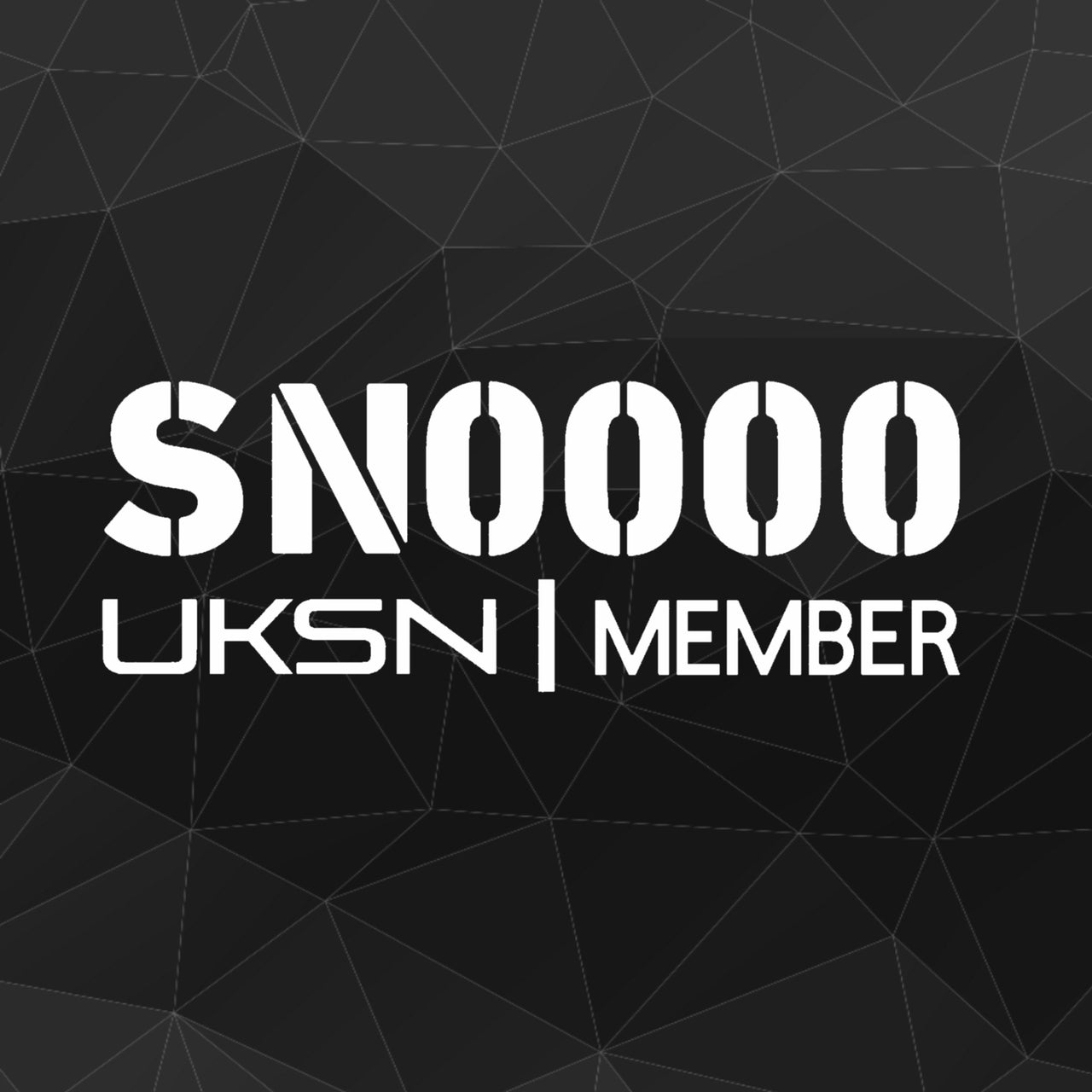 UKSN Personalised Membership Decal
