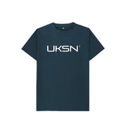 Denim Blue UKSN Basic Memberware Childrens Logo T-shirt