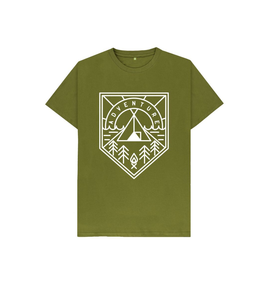 Moss Green P1AN Adventure Childrens T-shirt