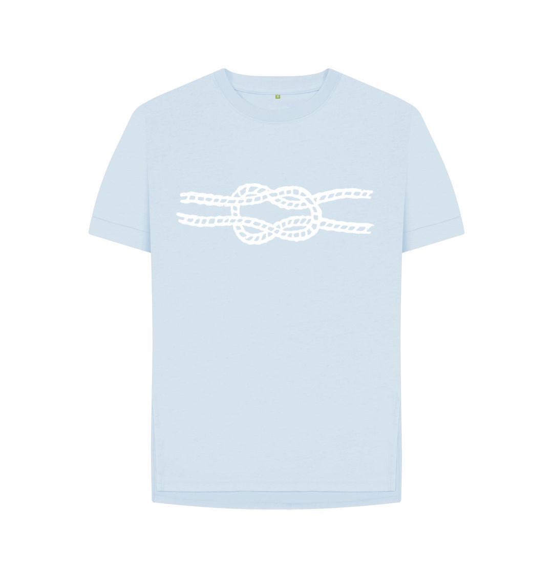 Sky Blue P1AN Knot Womens T-shirt
