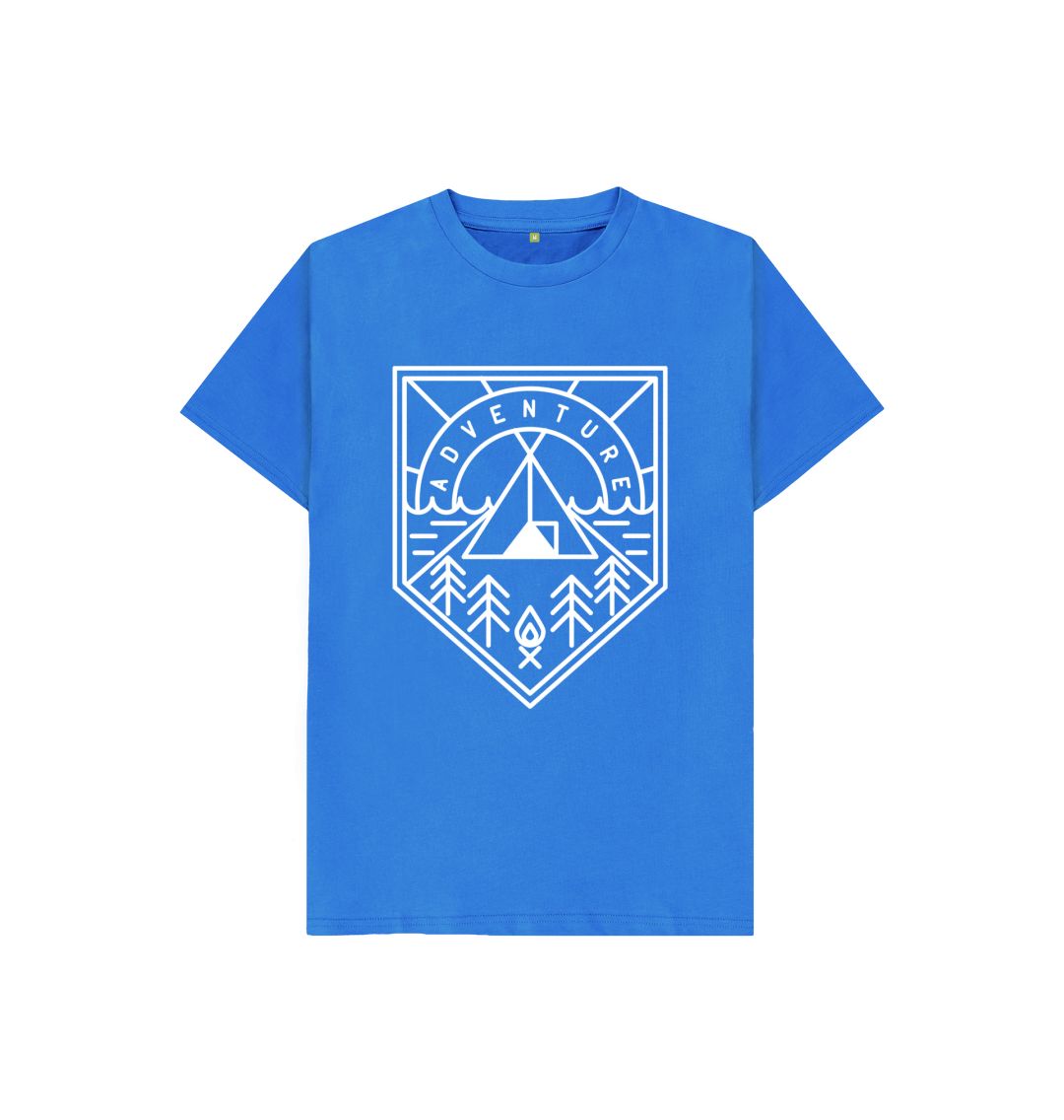 Bright Blue P1AN Adventure Childrens T-shirt