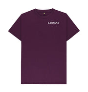 Purple UKSN Deluxe Memberware Mens Logo T-shirt