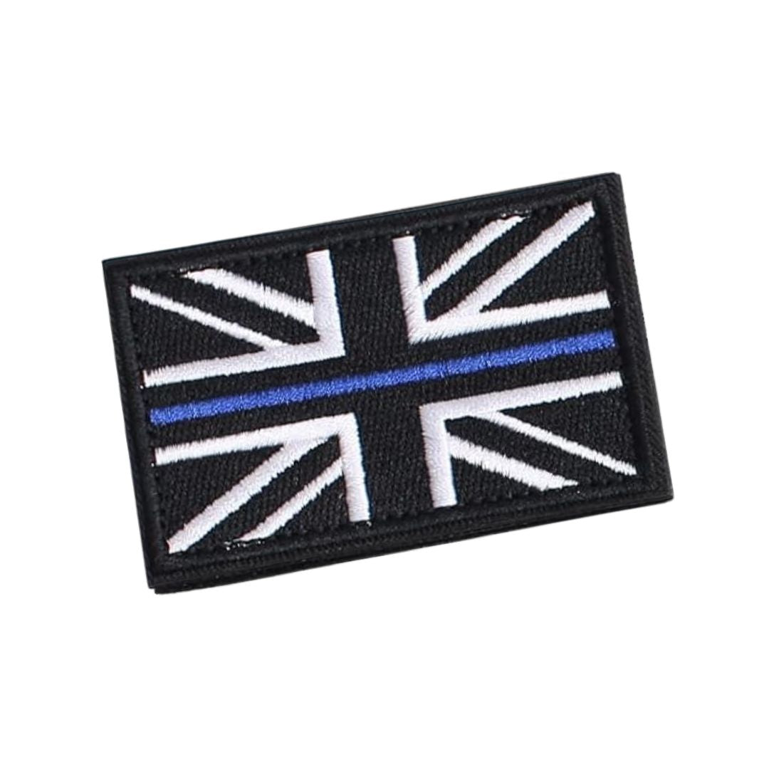 Thin Blue Line Union Jack Velcro Patch - Tactical Morale Patch