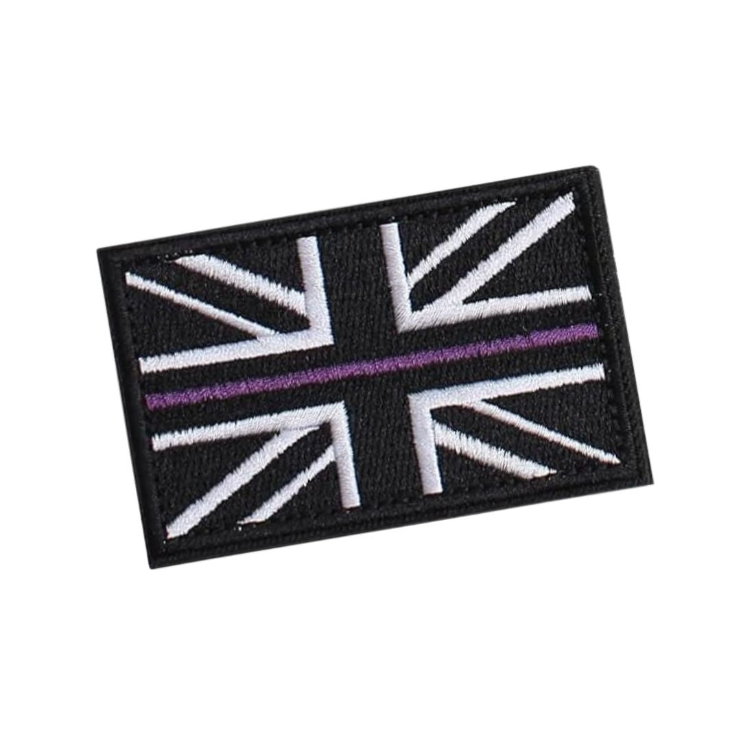 Thin Purple Line Union Jack Velcro Patch - Tactical Morale Patch