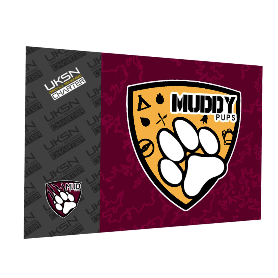 Muddy Pups (Mud Dogs) Charter Flags