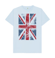 Sky Blue P1AN Union Jack Mens T-shirt