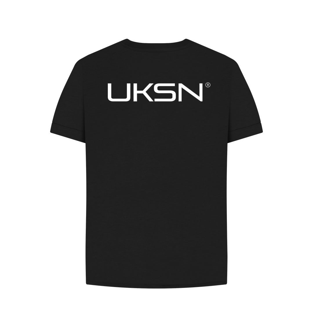 Black UKSN Deluxe Memberware Womens Logo T-shirt