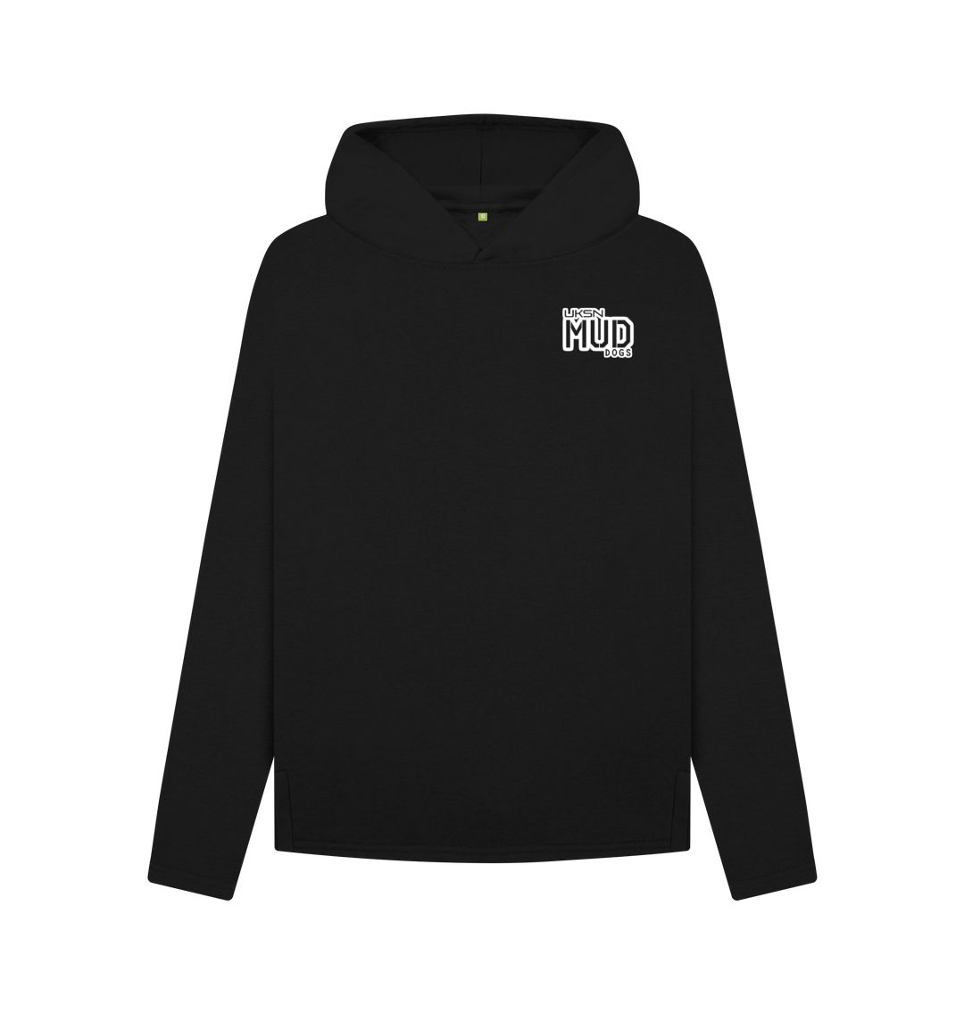 Black UKSN MUD Dogs Official Charter Womens Hoodie