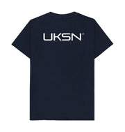 Navy Blue UKSN Deluxe Memberware Mens Logo T-shirt