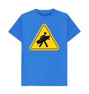 Bright Blue P1AN Surfing Mens Tshirt