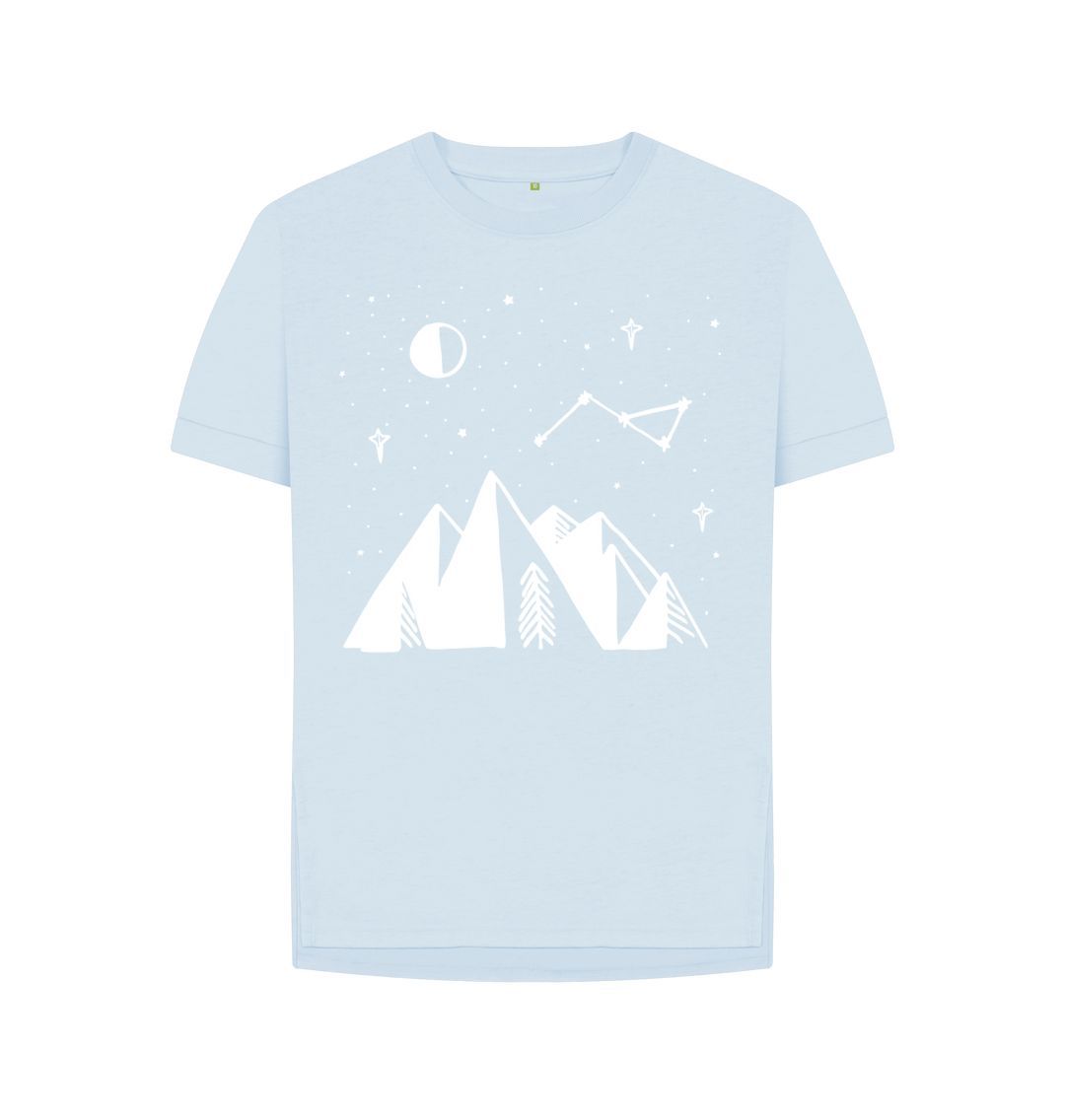 Sky Blue P1AN Night Sky Womens T-shirt