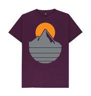 Purple P1AN Sunset Mens T-shirt