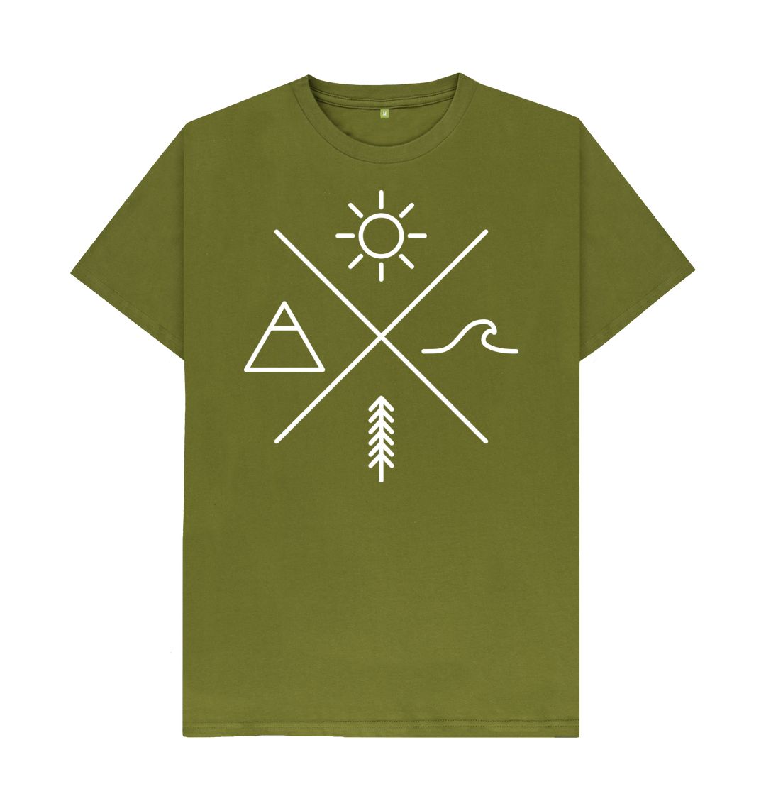 Moss Green P1AN Elemental T-shirt