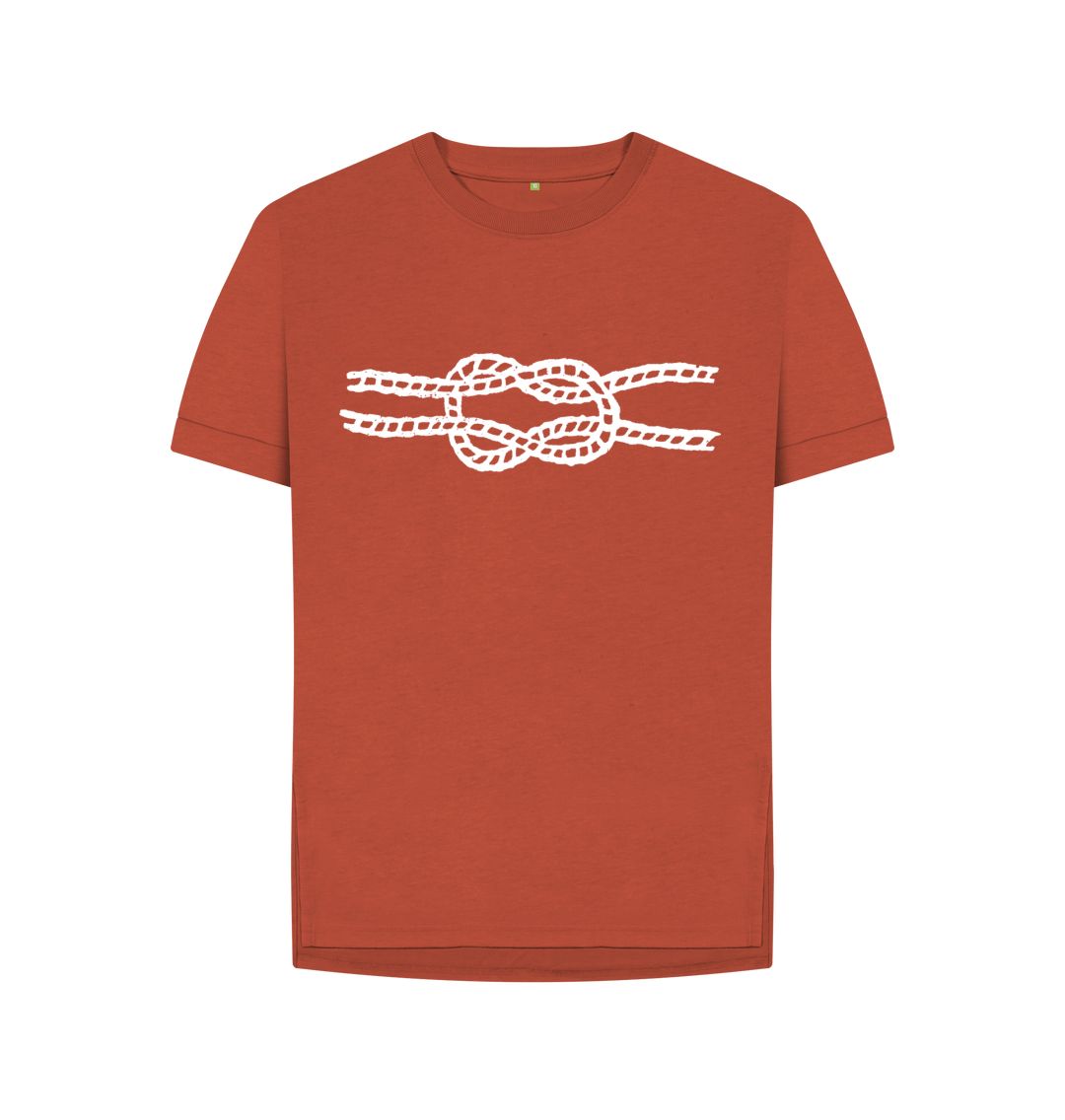 Rust P1AN Knot Womens T-shirt