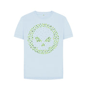 Sky Blue P1AN Tree Skull Womans T-shirt