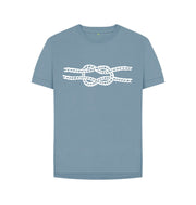 Stone Blue P1AN Knot Womens T-shirt