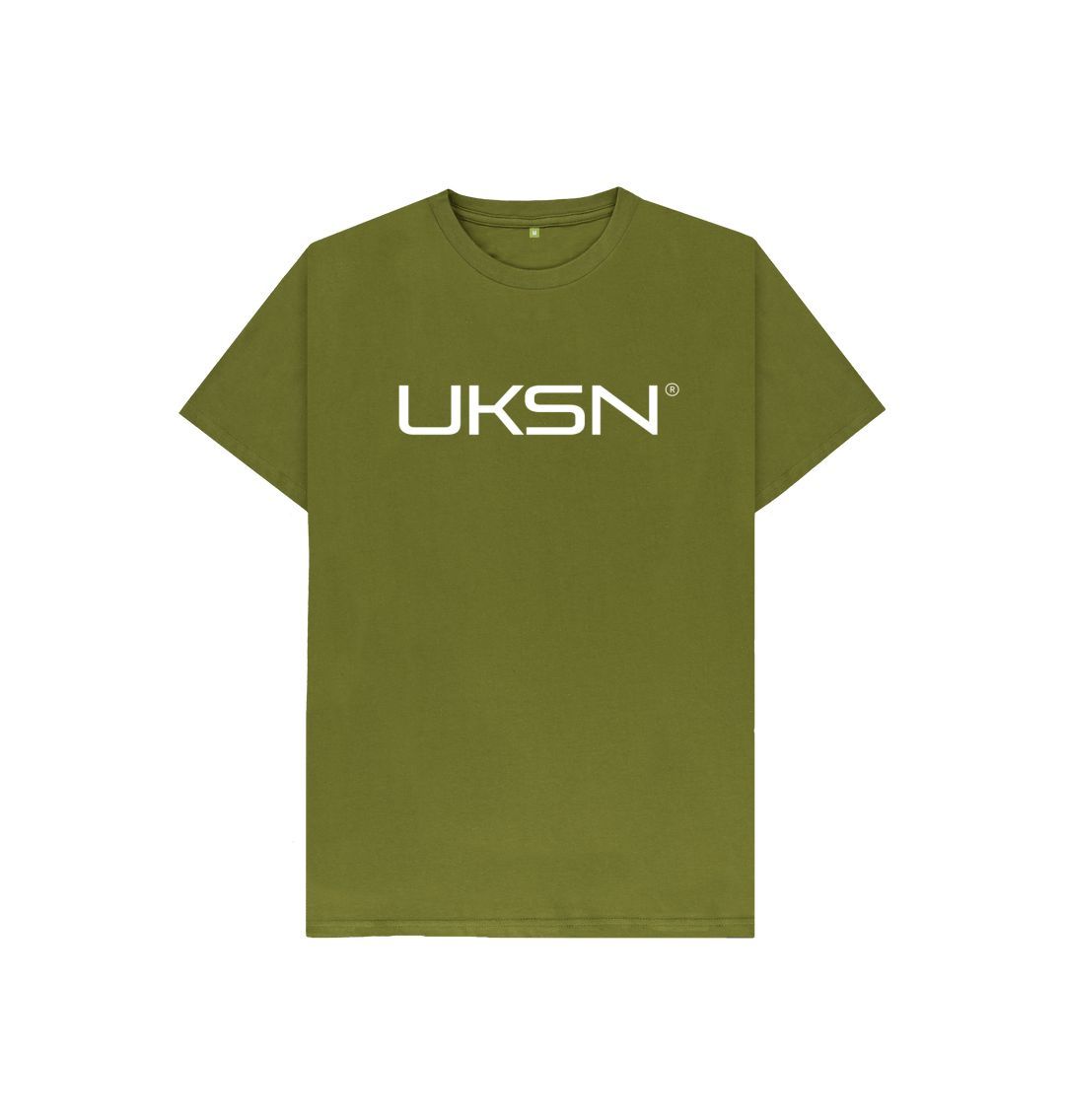 Moss Green UKSN Basic Memberware Childrens Logo T-shirt
