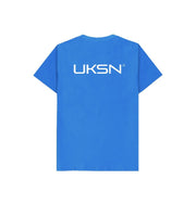 Bright Blue UKSN Deluxe Memberware Childrens Logo T-shirt