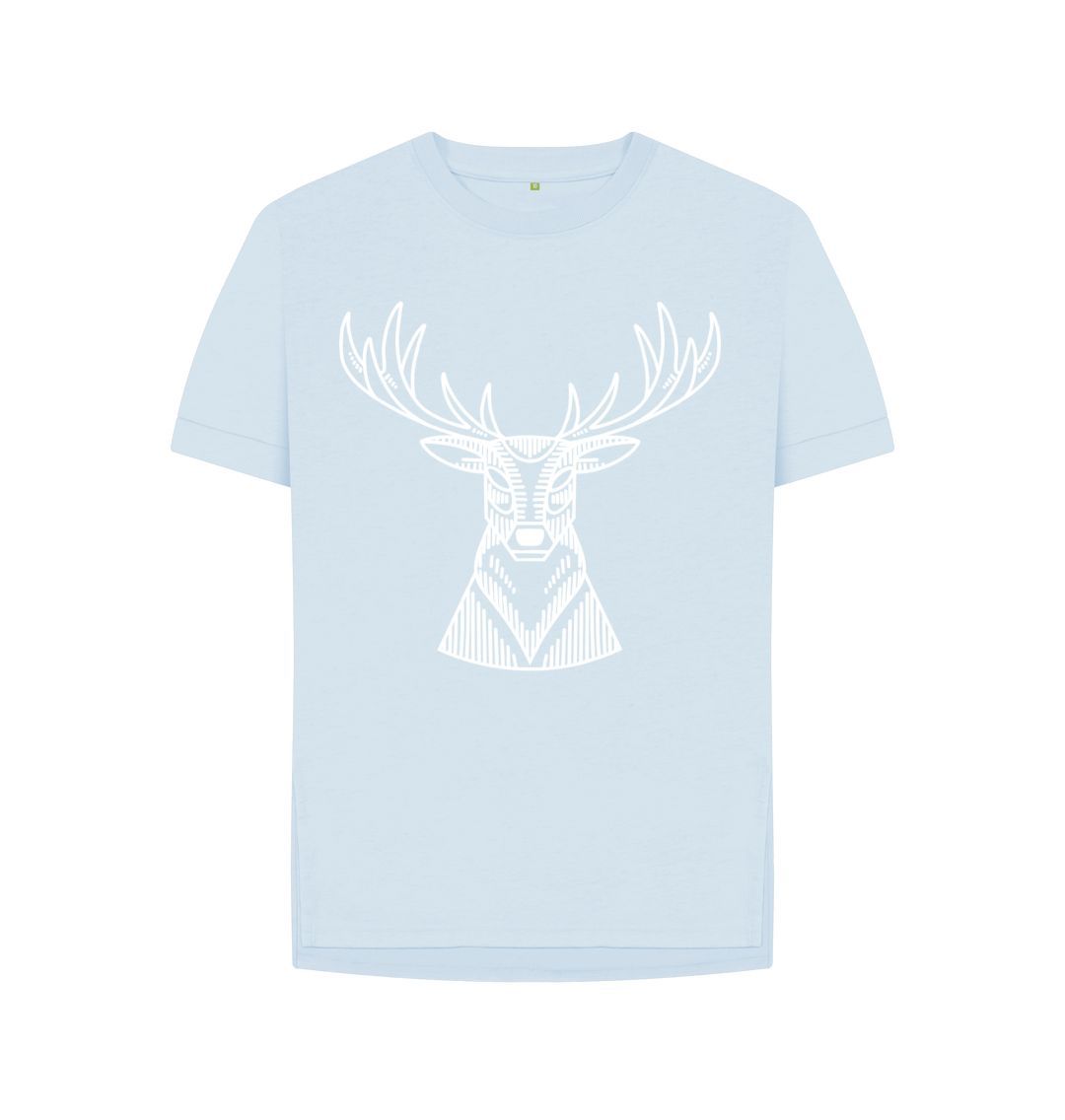 Sky Blue P1AN Stag Womans T-shirt