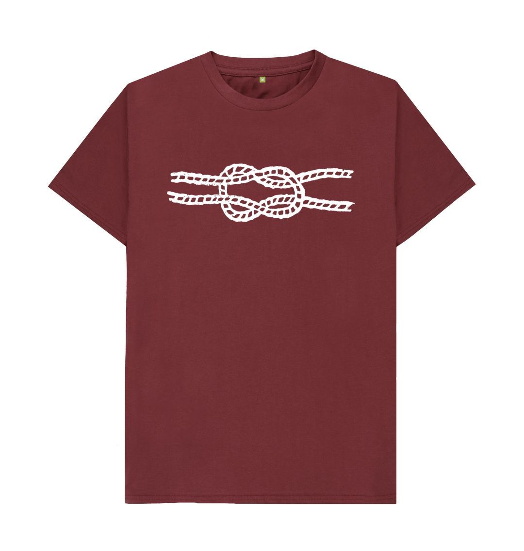 Red Wine P1AN Knot Mens T-shirt