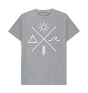 Athletic Grey P1AN Elemental Mens T-shirt