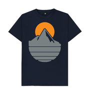Navy Blue P1AN Sunset Mens T-shirt