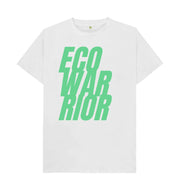 White P1AN Eco Warrior Mens T-shirt