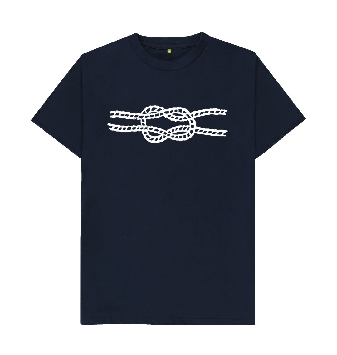 Navy Blue P1AN Knot Mens T-shirt