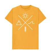 Mustard P1AN Elemental Mens T-shirt