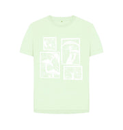 Pastel Green P1AN Fungi Womans T-shirt