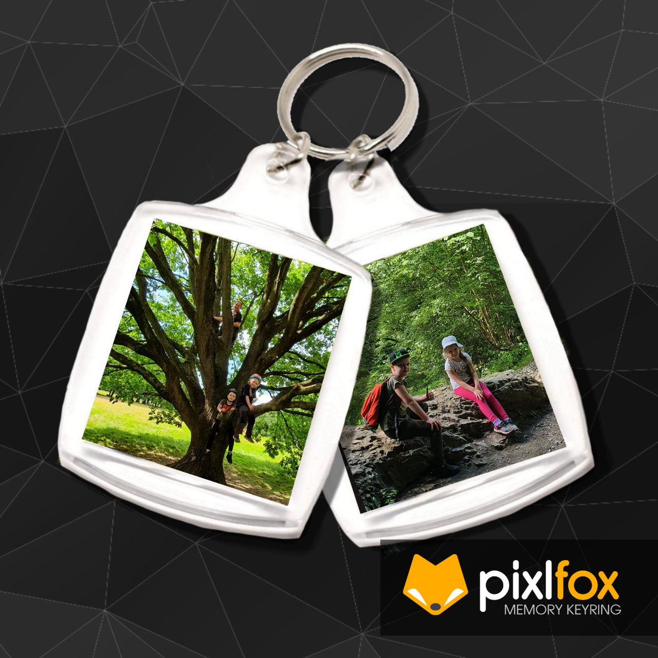 Custom Printed Photo Keyring 45 x 35mm | Buy Additional Keyrings from only 2.50 each!