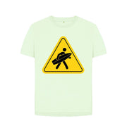 Pastel Green P1AN Surfing Womens Tshirt