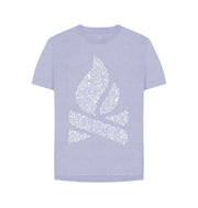 Lavender P1AN Camp Fire Womans T-shirt
