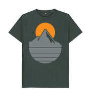 Dark Grey P1AN Sunset Mens T-shirt