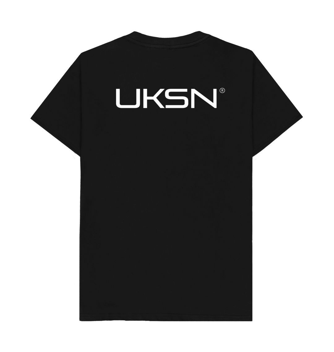 Black UKSN Deluxe Memberware Mens Logo T-shirt