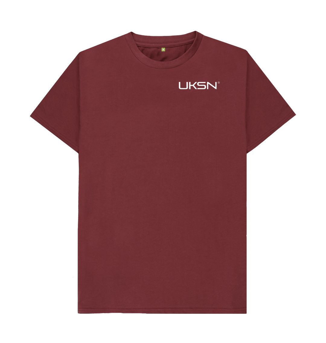 Red Wine UKSN Deluxe Memberware Mens Logo T-shirt