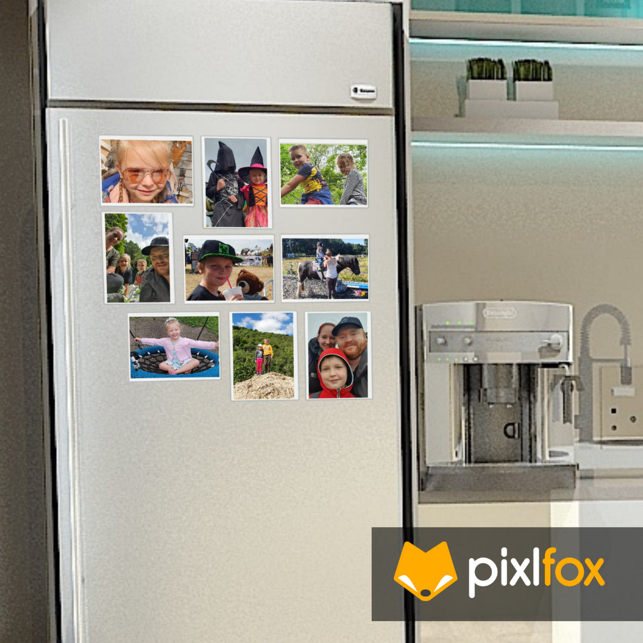 Custom Magnetic 4x6 Photo Pockets With Printed Photos of Your Choice | Cover Your Fridge in Photographs of almost anything