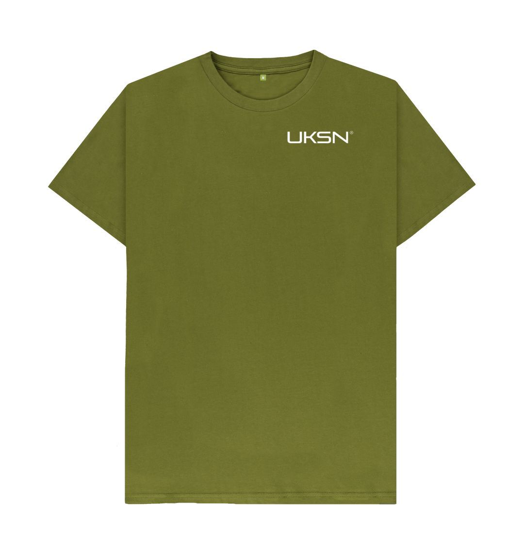 Moss Green UKSN Deluxe Memberware Mens Logo T-shirt