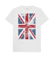 White P1AN Union Jack Mens T-shirt
