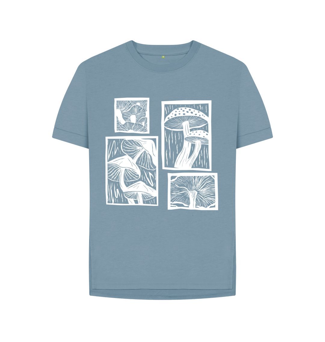 Stone Blue P1AN Fungi Womans T-shirt