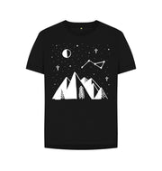 Black P1AN Night Sky Womens T-shirt