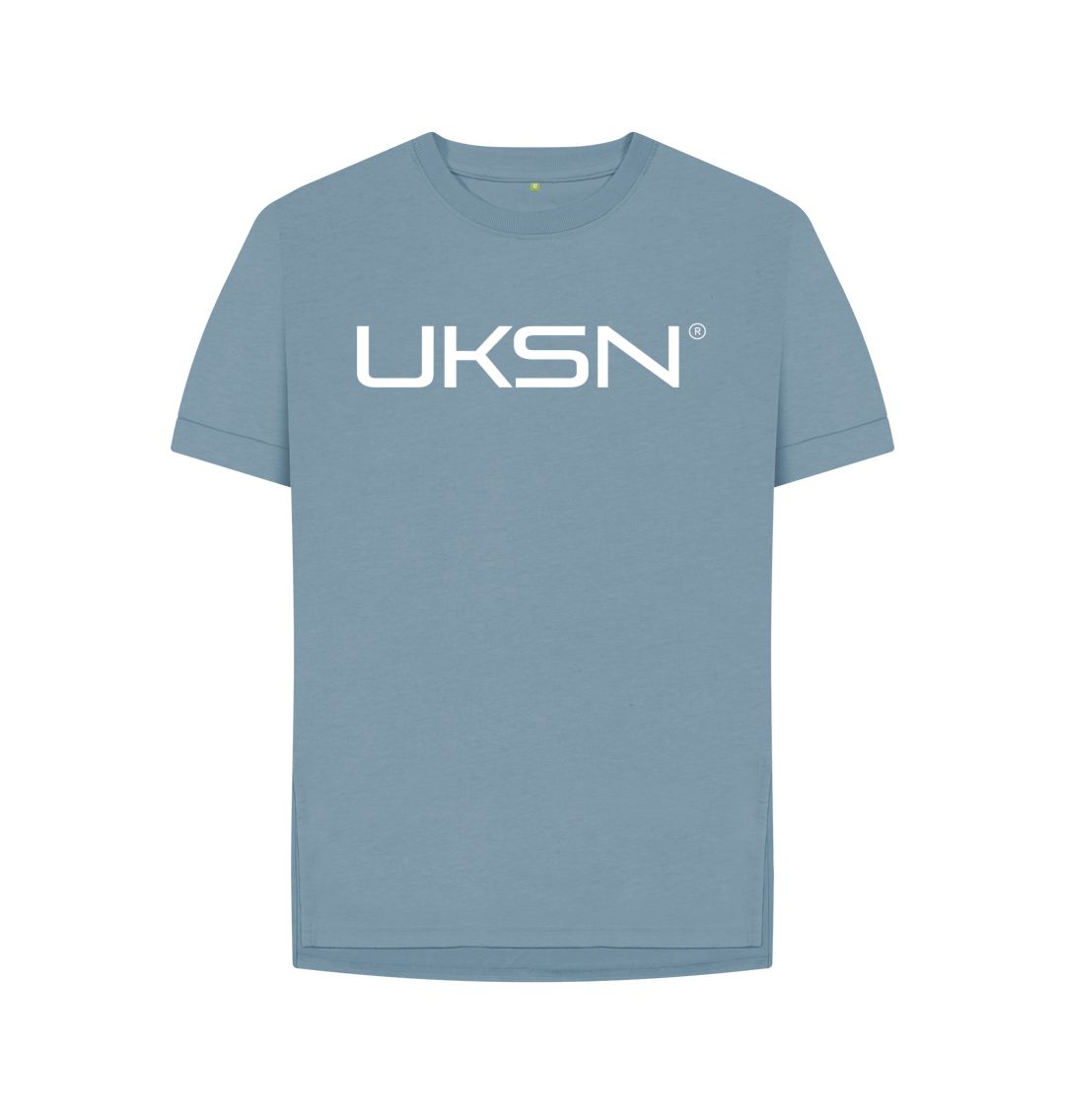 Stone Blue UKSN Memberware Womens Logo T-shirt