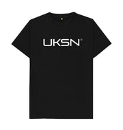 Black UKSN Basic Memberware Mens Logo T-shirt