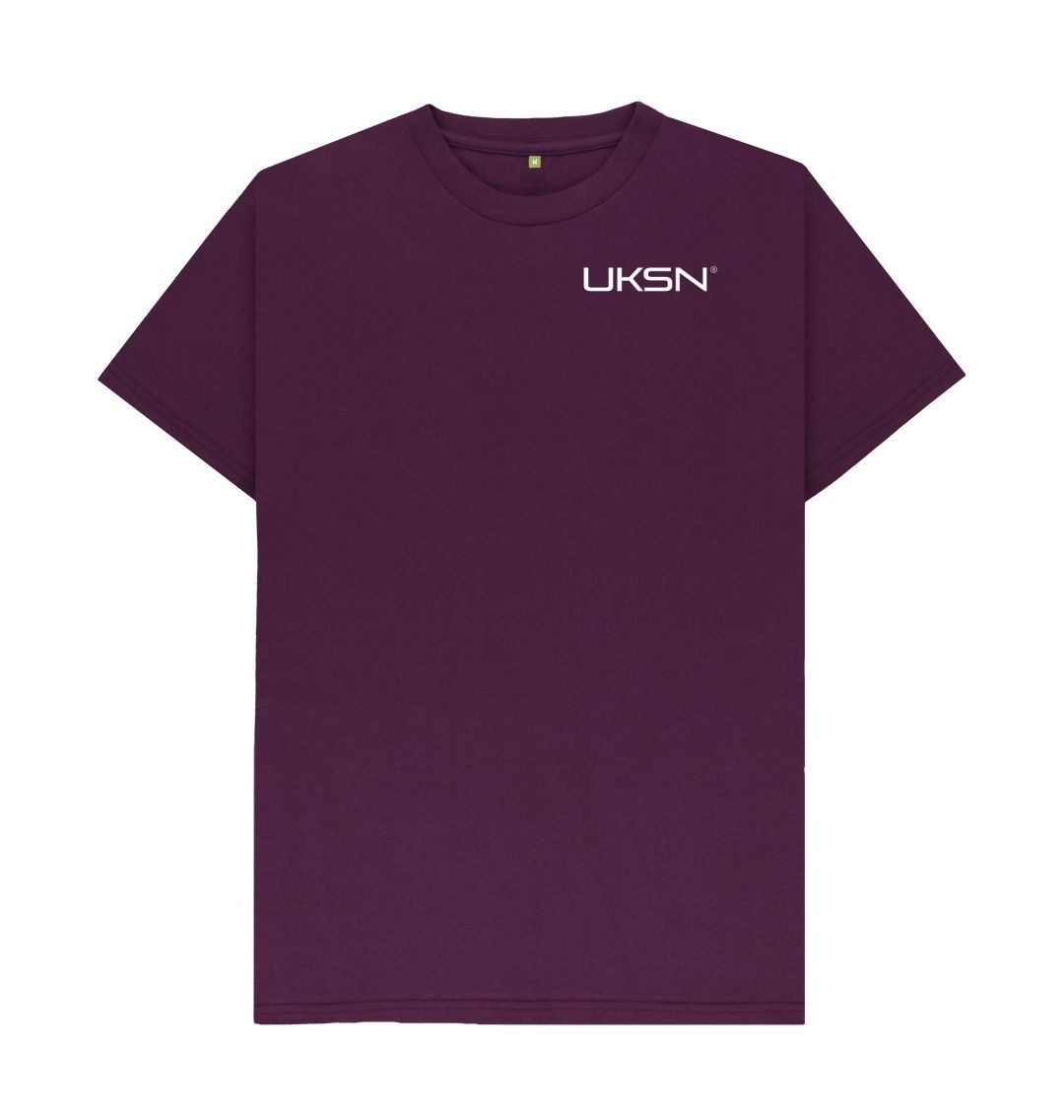 Purple UKSN Deluxe Memberware Mens Logo T-shirt