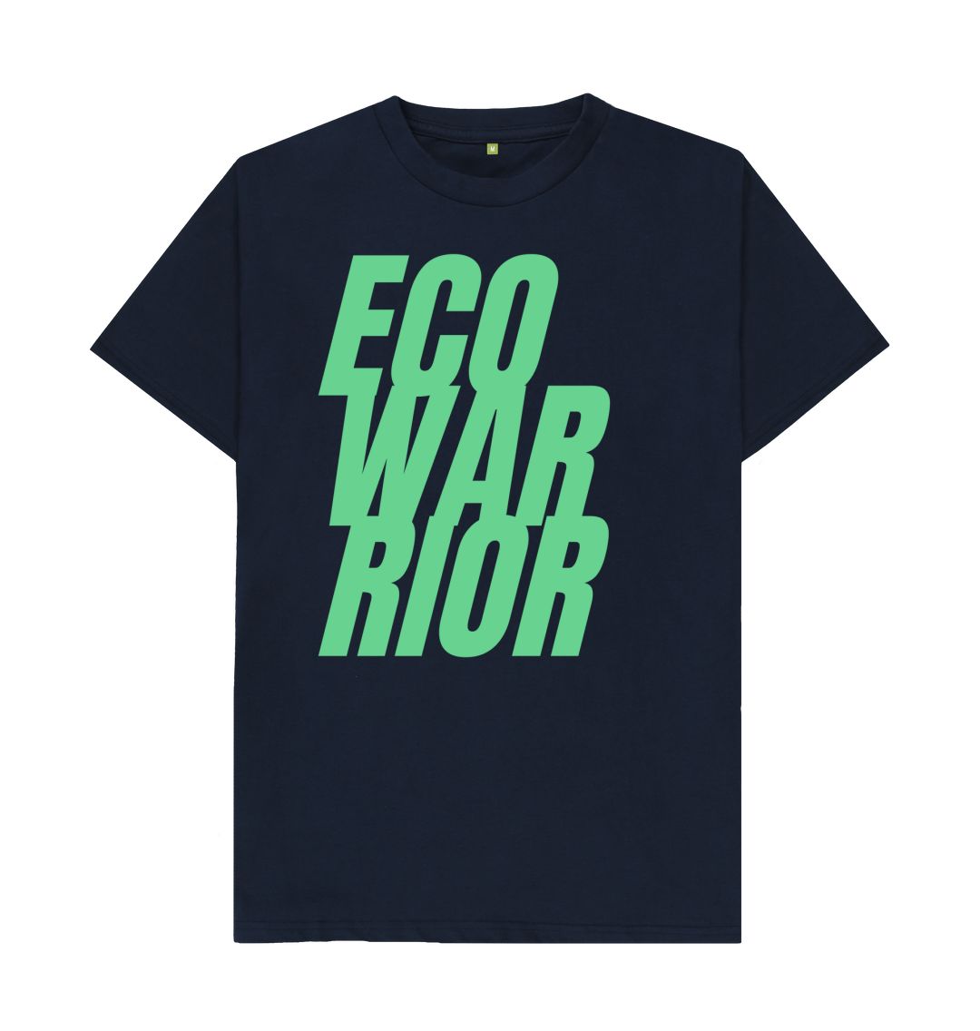 Navy Blue P1AN Eco Warrior Mens T-shirt