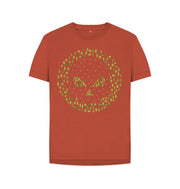 Rust P1AN Tree Skull Womans T-shirt